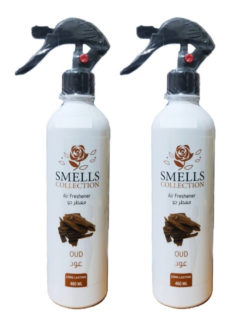 SMELLS COLLECTION 2Pcs Smells Collection Air Freshener OUD 460Ml - Image 1